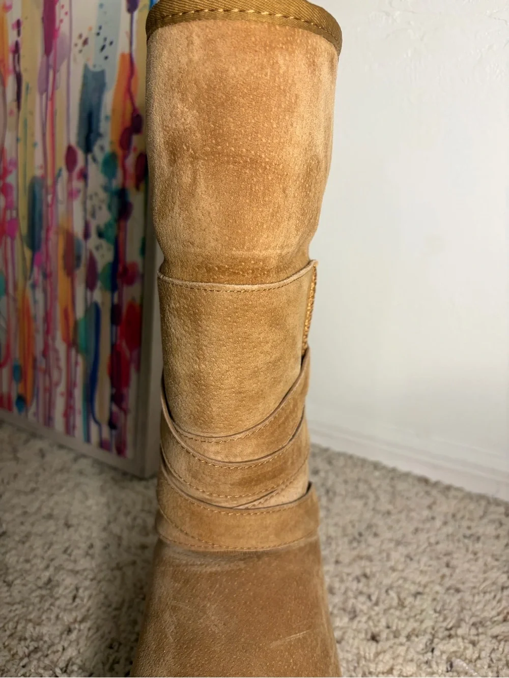 Lamo tan suede